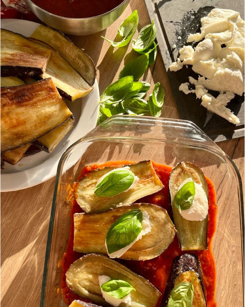 Plat de Parmigiana pour illustrer une recette de Evolvive