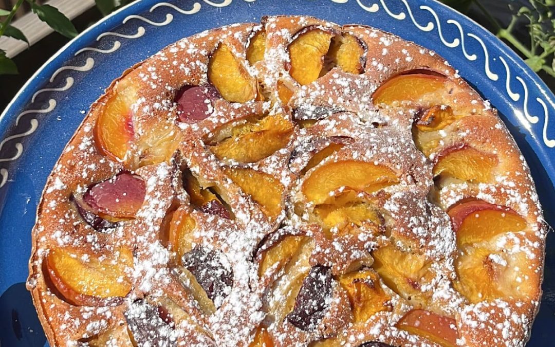 Gâteau ultra moelleux aux nectarines
