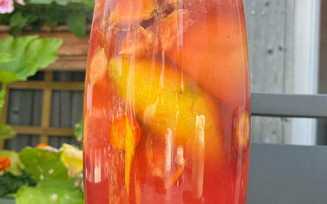 Boisson fermentée au citron et au gingembre